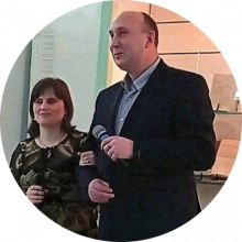 Вячеслав Томенко и Ольга Куликова